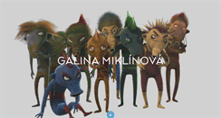 Desktop Screenshot of galinamiklinova.cz