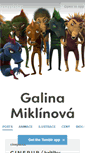 Mobile Screenshot of galinamiklinova.cz